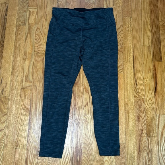 VOGO Athletica Pants - Vogo Athletica Women’s Blue Heathered Poly Blend Athletic Leggings Sz L